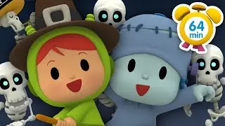 ☠️POCOYO ITALIANO- Lo show degli scheletri di Halloween [64 min]|VIDEO e CARTONI ANIMATI per bambini