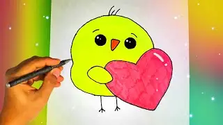 Как нарисовать ЦЫПЛЁНКА? Лёгкие рисунки для начинающих