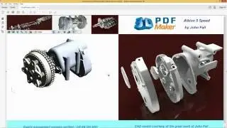 3D PDF Maker StandAlone Tutorial 2k. 3D PDF with PTC Creo and ProE Models