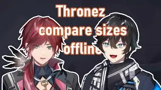 THRONEZ Lauren and Axia compare sizes [Nijisanji eng subs]