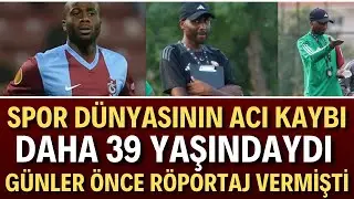Son Dakika Adanaspor Teknik Direktörü Sol Bamba hayatını kaybeti | Sol Bamba Kimdir Neden Öldü?