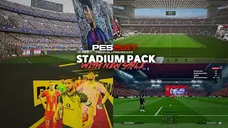 PES 2017 STADIUM PACK 2025 NEW FOR ALL PATCHES