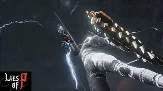 Lies Of P - Laxasia boss fight - with electric chainsaw