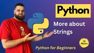 Working with strings in Python | python full course | Programming with Alex