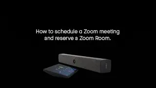 How to schedule a Zoom meeting and reserve a Zoom Room.