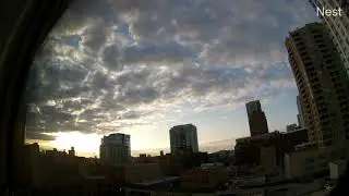 Time lapse sunset from West Loop in Chicago!