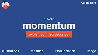 MOMENTUM - Meaning and Pronunciation