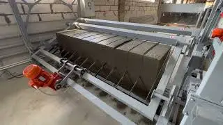 Выпуск неавтоклавного газоблока на линии ТМ 