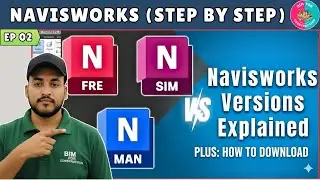 #02 Navisworks Tutorial: Download Navisworks (Navisworks Manage vs Simulate vs Freedom)