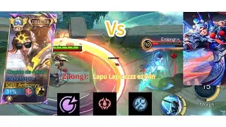 LAPU LAPU TOP GLOBAL THE BEXT HERO FOR SOLO RANK  GAMEPLAY MLBB VS ZILONG