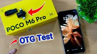 Poco m6 pro 5g otg test | Poco m6 pro 5g otg support | Poco m6 pro 5g me otg kaise connect kare