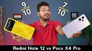 Redmi Note 12 vs Poco X4 Pro in hindi | BGMI & Camera ⚡⚡ | Redmi Note 12 vs Poco X4 Pro Camera Test