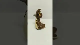 ЯЙЦО ПУСТЫНИ УЖЕ В АДОПТ МИ!? птичка Roadrunner из воздушного пластилина🏜️🦜