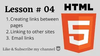 HTML lesson 04 | Links | Basic Level