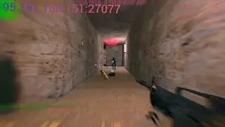 Девушка разносит сервер Counter Strike 1.6