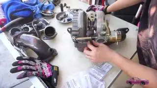 JDM SPORT T28 TURBO CHARGER NISSAN 240SX S13 INSTALL