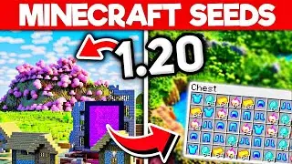I Got 16 DIAMONDS at Spawn | Best Seeds For Minecraft 1.20 Java Edition [God Seed] In Hindi