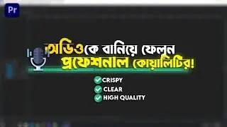 Make Your Audio Professional Quality with Premiere Pro! How To Edit Audio In Premiere Pro (Bangla)