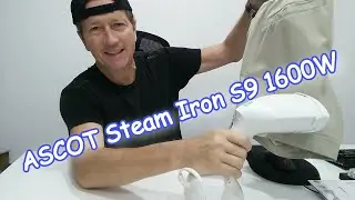 ASCOT Steam Iron S9 1600W Quick Review | 2-in-1 Fabric Steamer & Iron, Fast 30 Sec Ceramic Heat-Up