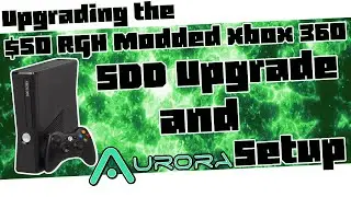 JTAG/RGH Xbox 360 HDD/SSD Upgrade and Aurora Setup // Upgrading the $50 RGH 360!