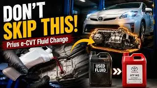 Toyota Prius Transmission Fluid Change (e-CVT) | Don't Skip This Service! 