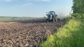 Синий трактор