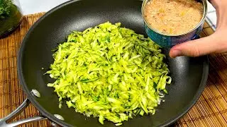 Do you have zucchini and tuna at home? Quick and delicious recipe❗