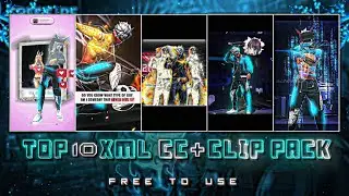 FREE FIRE TOP 10 XML CC + CLIPS | FREE FIRE CLIPS PACK | TOP 8 EMOTE CLIPS ⬇️ 