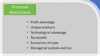 Internationalisation Motives