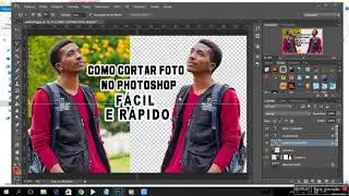 Como cortar foto no Photoshop fácil é rápido