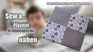 Sew a playmat [without pattern] *subtitled* DIY