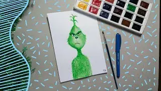 Drawing the Grinch/Рисуем Гринча