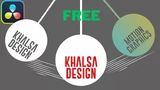 FREE!! Hidden Text Shape Animation in Davinci Resolve | Davinci Resolve drfx File | a18