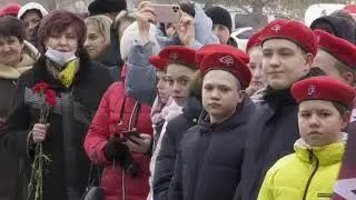 Митинг к 79-й годовщине освобождения Михайловского (ныне Железногорского) района 02 03  2022г