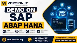 SAP ABAP HANA Training in Hyderabad | Free Demo  | Real-Time Training by Version IT | SAP S/4HANA