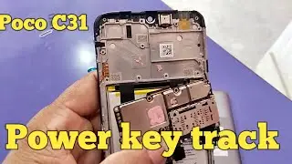 Poco C31 Power button track Ways ! jumper Solution ! Poco C31 Power Key Not Working Solution !