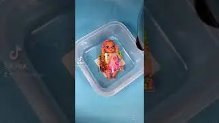 Тик ток платье для куклы из термоэтикетки для яиц 