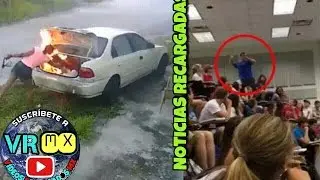 Mujer incendia auto equivocado y alumno gana apuesta a su profesor