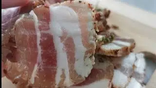 Солёная грудинка в домашних условиях