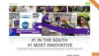 High Point University Website Personalization