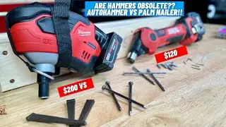 Throw Away That Hammer?!?  ||  Milwaukee vs. SKIL  ||  Autohammer vs. Palm Nailer
