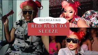 Recreating Nicki Minajs Red Ruby Da Sleeze Look