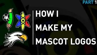 How I make my mascot logos - part 1