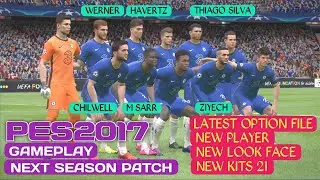 PES 2017 GAMEPLAY | UPDATE LATEST OPTION FILE, NEW LOOK & NEW KITS 21 | NEXT SEASON PATCH | MICANO |