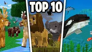 10 INSANE Animal Addons For Minecraft Bedrock!