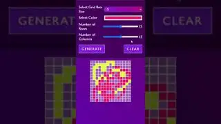 Pixel art maker using JavaScript | SUBSCRIBE NOW NSCODE