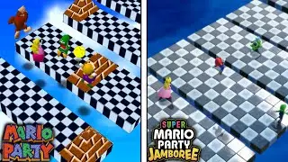 Super Mario Party Jamboree - Minigame Comparisons (Original vs Remake)