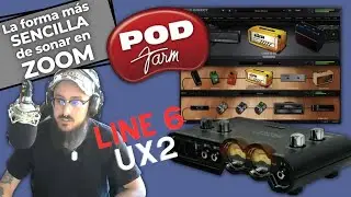 Line 6 UX2 y POD FARM, la forma más SENCILLA de SONAR en tus CLASES ONLINE de GUITARRA, VOZ o BAJO.