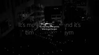 Randomly singing to motivate myself to go to the gym #gymtime #gymmotivation