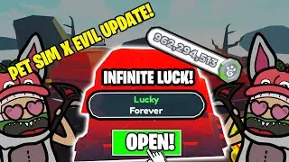 HOW TO GET *LUCKY FOREVER BOOST* (INFINITE LUCK) I TRADED GEMS  for OP PETS - PET SIM X HELL UPDATE